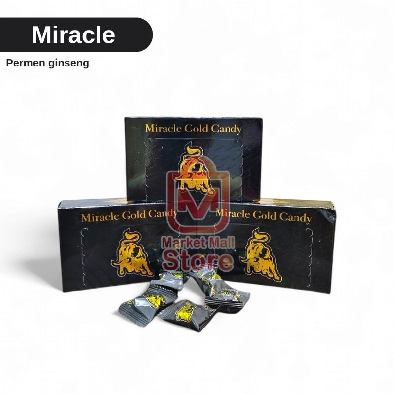 Permen Miracle Candy Gold Original 30 Pcs Rasa Kopi X Ginseng