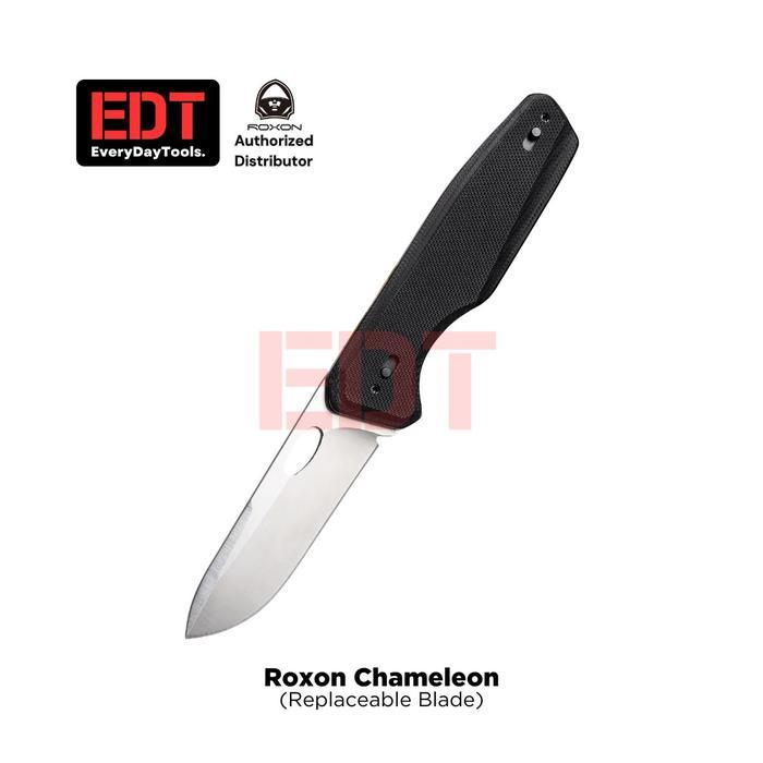 Roxon Chameleon | Replaceable Blade Pocket Knife | EDC Pisau Lipat
