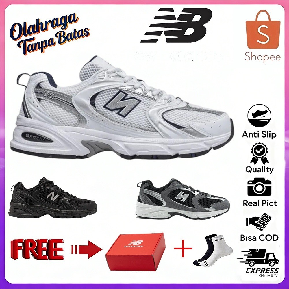 NewBalance-NB-530 BNIB - Warna White Natural Indigo | Asli 100% Ready Stock