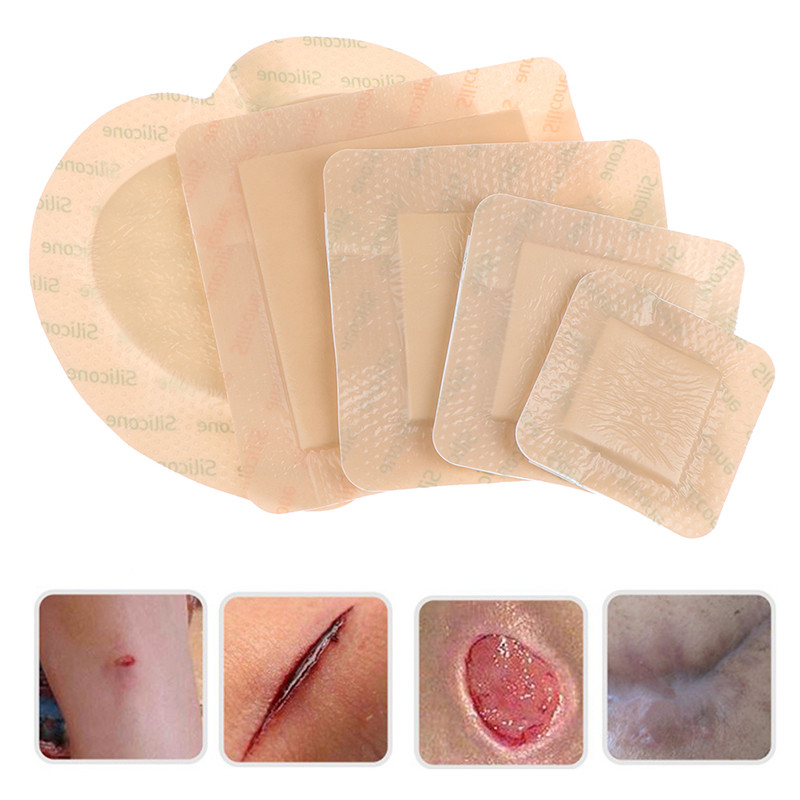 5Sizes Wound Care Hydrocolloid Adhesive Dressing Wound Dressing Sterile Bedsore Healing Pad Pat Dres