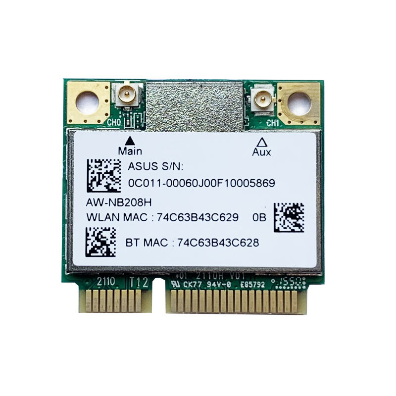 For Atheros AR5B22 AWNB208H Half MINI PCIE Wlan WIFI Wireless card Bluetooth 40 for Samsung Dell ACE
