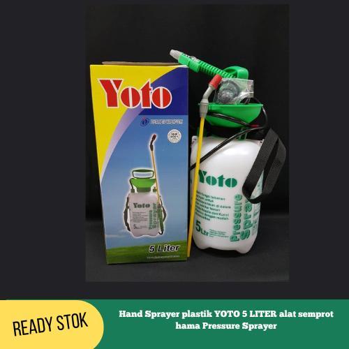 Hand Sprayer plastik YOTO 5 LITER alat semprot hama Pressure Sprayer