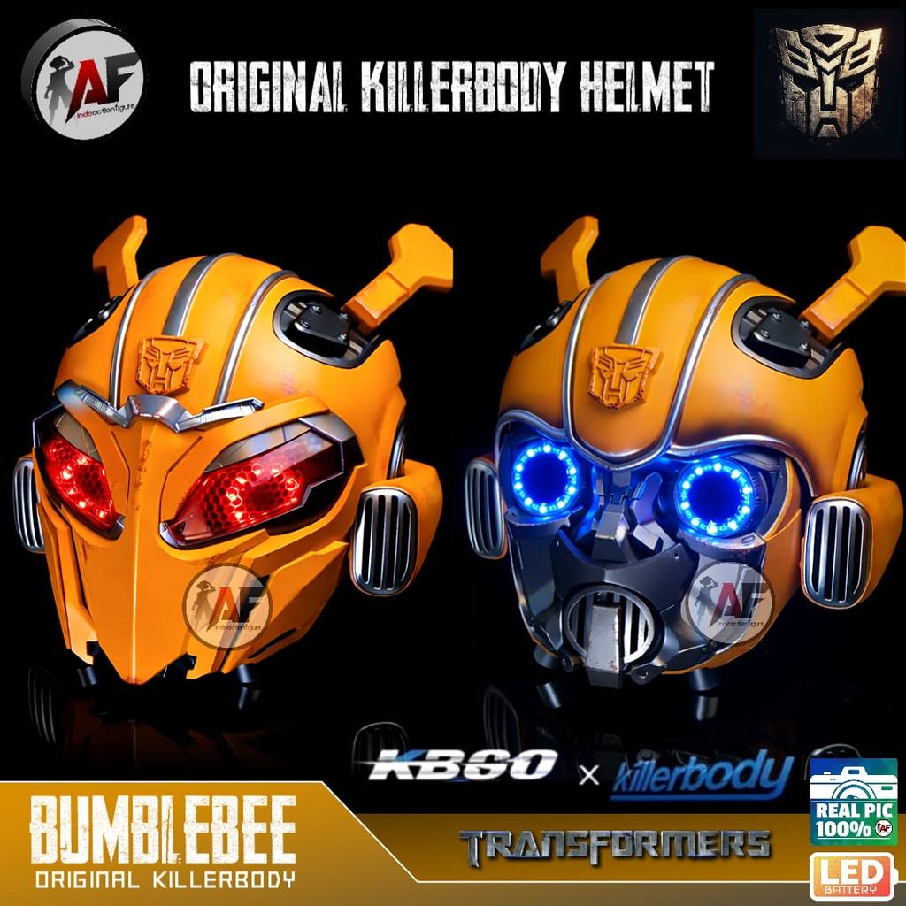 Helmet helm Transformers Bumblebee ORIGINAL Killerbody x KB60 Hasbro voice command and remote