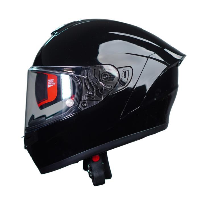 NJS ZX-1 V2 Solid - Helm Full Face | NJS ZX | ZX V2 | ZX Polos | Helm NJS ZX | Helm NJS Polos | NJS 