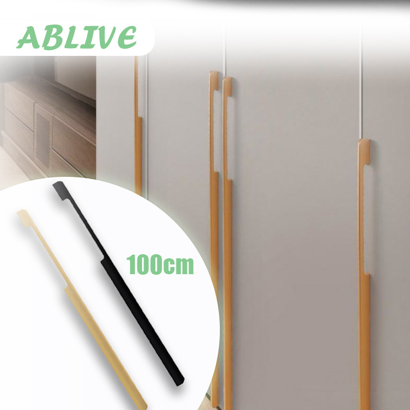 Handle Lemari Tarikan Lemari Panjang Gagang Pintu Lemari 100cm Gold Cabinet Handle