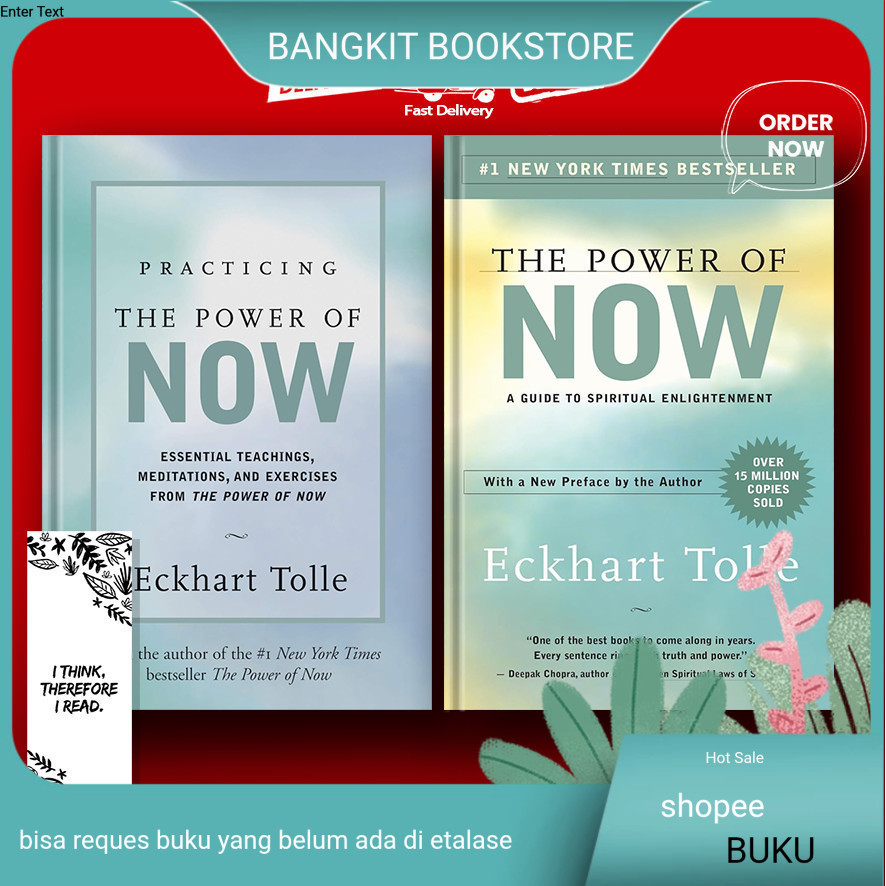 bukuThe Power of Now | Practicing the Power of Now by Eckhart Tolle (English)