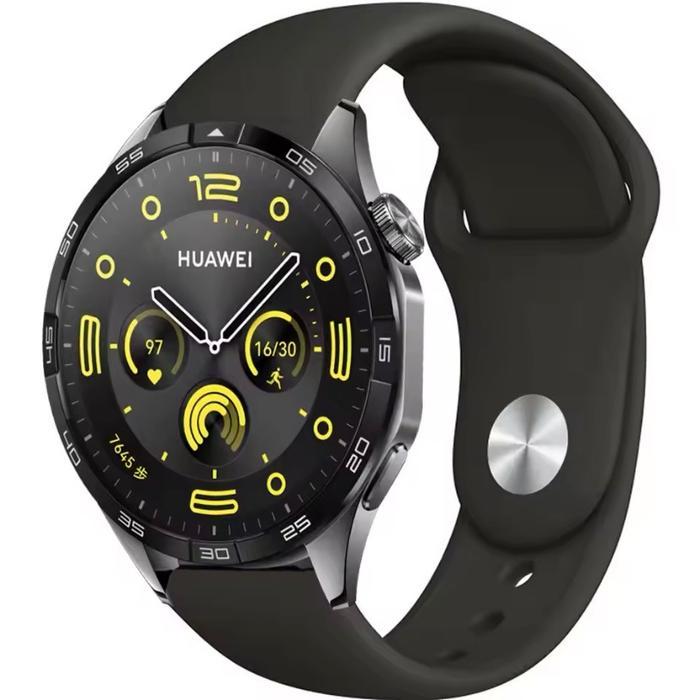 STRAP TALI JAM S GALAXY WATCH 4 5 6 7 / CLASSIC / PRO / FE MODEL APEL - Black