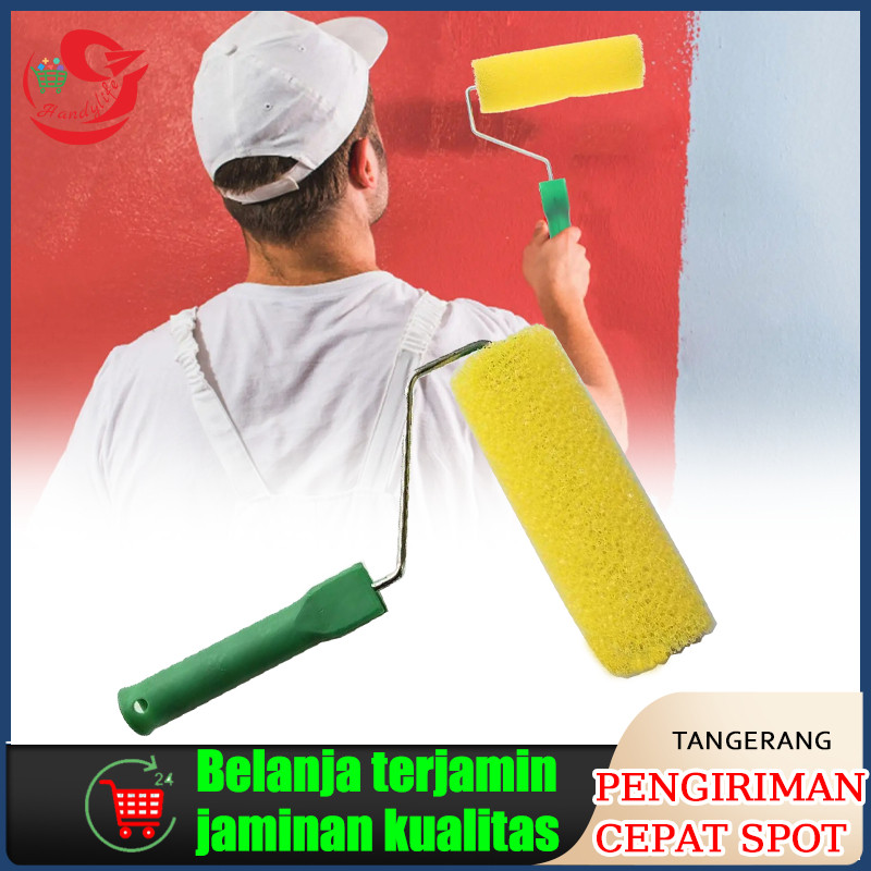 8 Inci Roll Cat Tembok Paint Roller Cat Dinding Roll Tekstur Texture Motif Paint