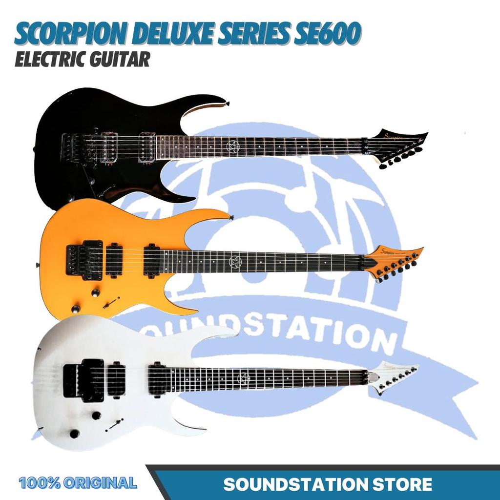 Scorpion SE600 Deluxe Series Updown Model Electric Guitar - Gitar Listrik Elektrik Up Down SE 600 Or