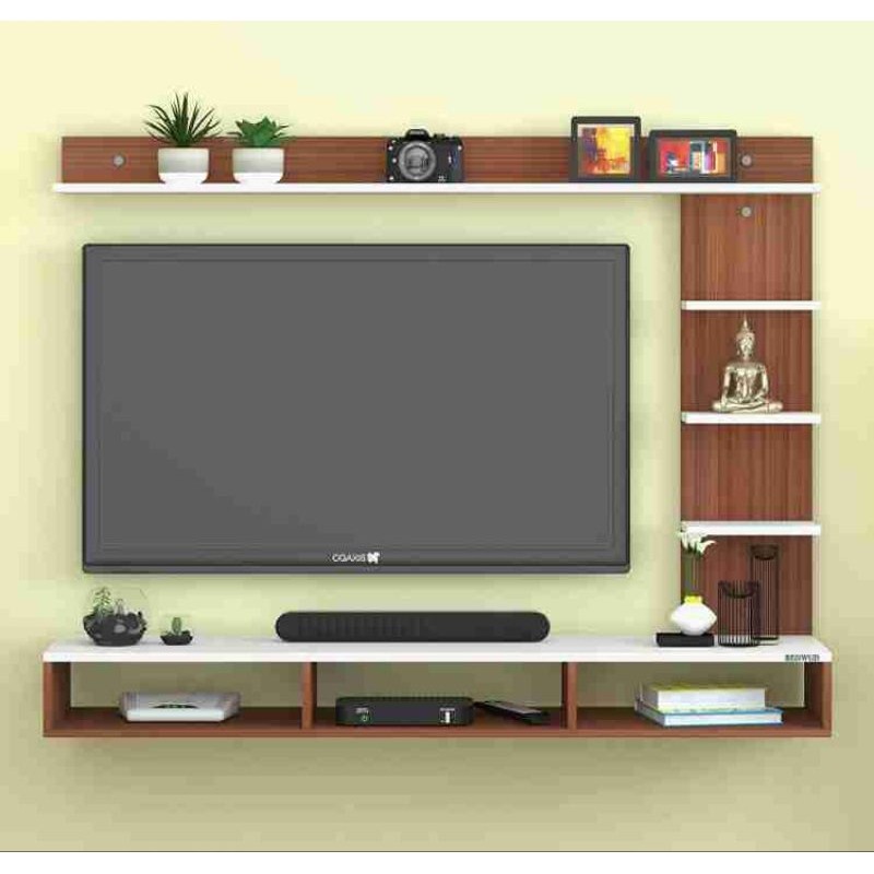 set rak dinding tv minimalis. untuk tv 32-43 inch, rak tv, set furnitur tv, rtv 02.