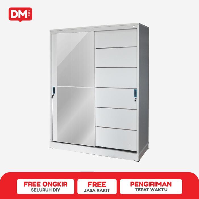 LEMARI PARTIKEL PINTU 2 SLIDING OLYMPIC WSD PALAZIO