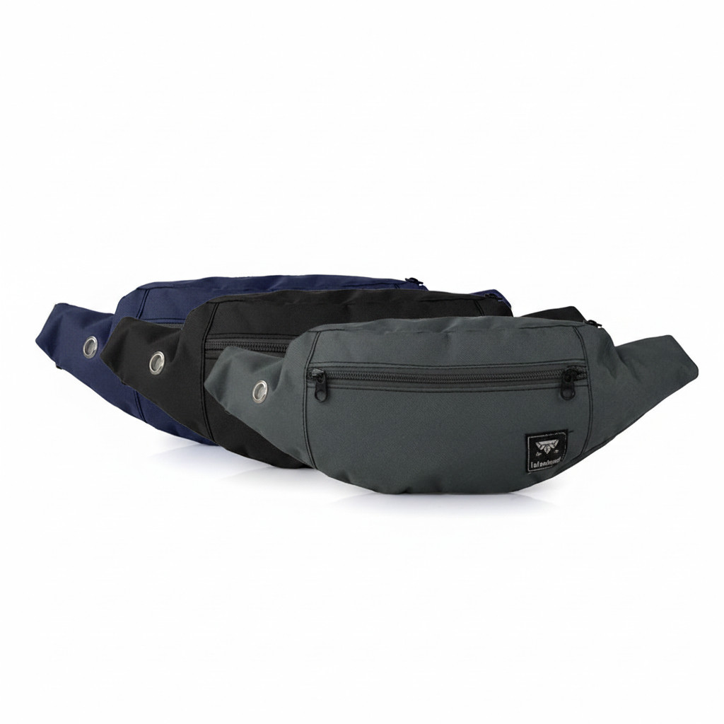 Tas Selempang Kecil Pria Pinggang Waistbag Cowok Simpel Kuat Awet MR 451