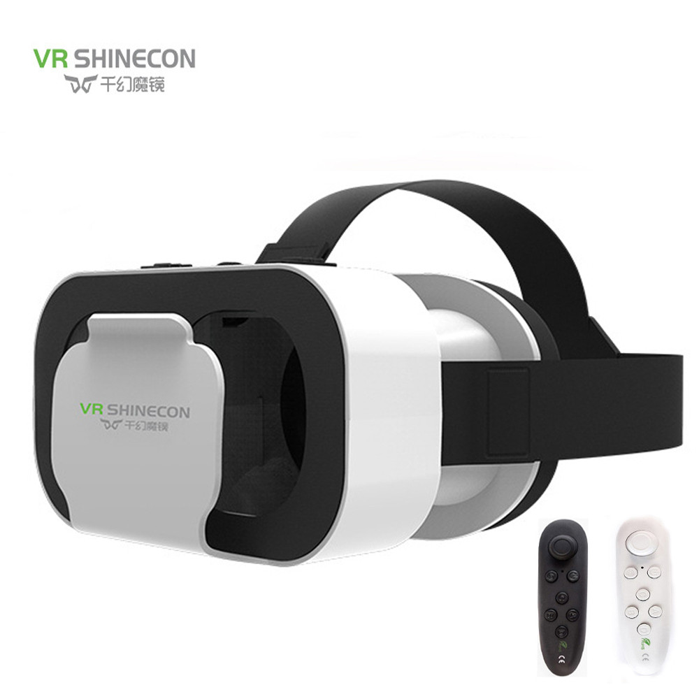 VR SHINECON BOX 5 Mini VR Glasses 3D Glasses Virtual Reality Glasses VR Headset For Google cardboard