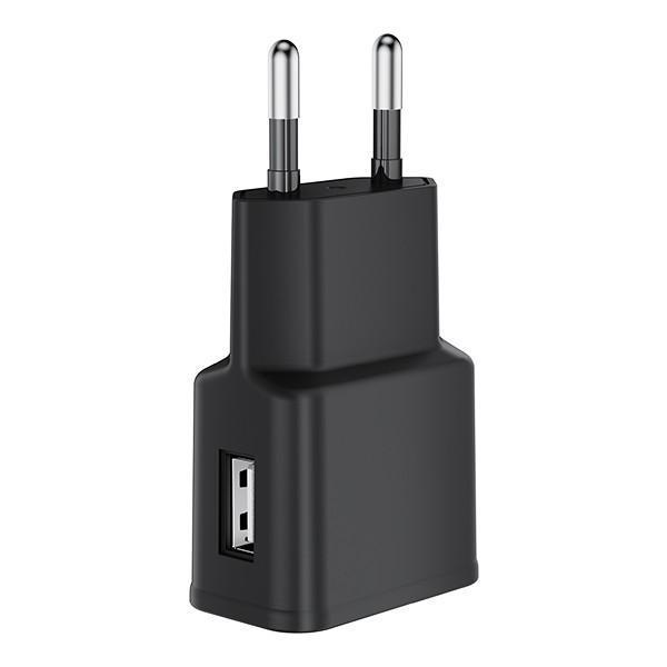 ROBOT Adaptor Kepala Charger RT-K4 Travel Charger Batok Casan HP - Hitam