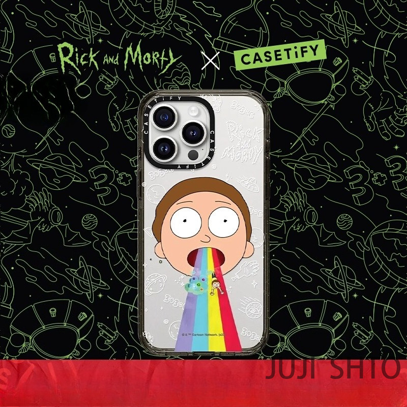 Original CASETiFY × Rick and Morty Phone Case for iPhone 17 Pro Max 17 Pro iPhone 16 Pro 16 15 Pro M