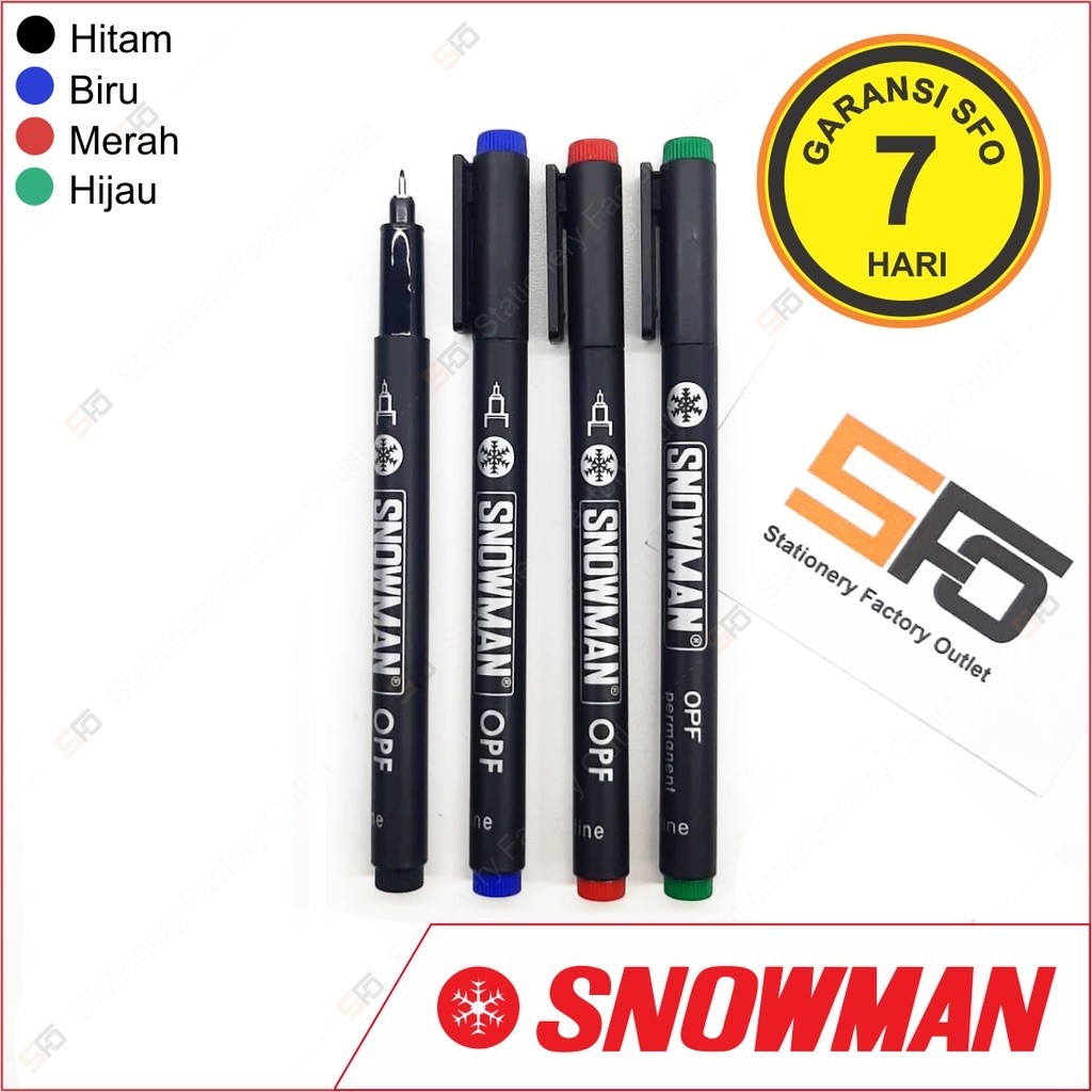 SMG Spidol OPF Snowman - Permanent Marker