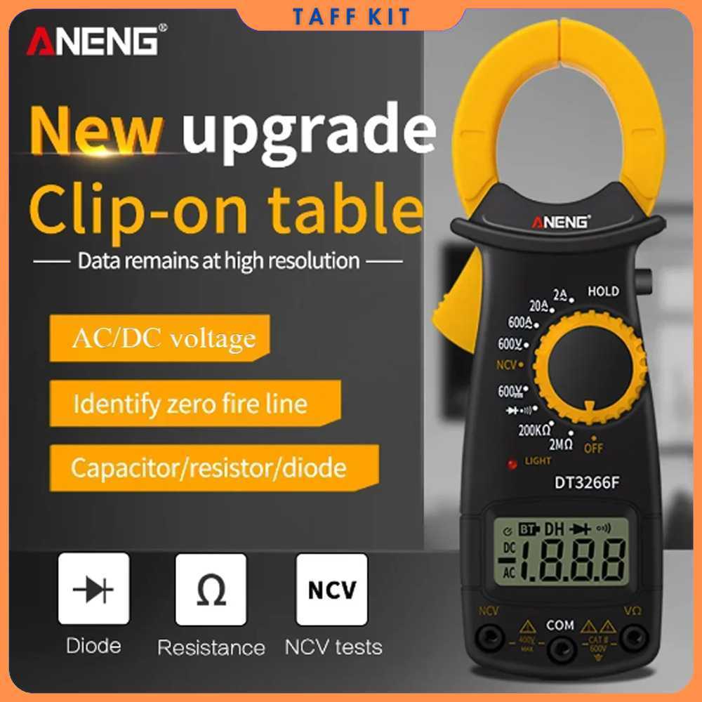 ANENG Digital Multimeter Tang Ampere Voltage NCV Tester Clamp - DT3266F
