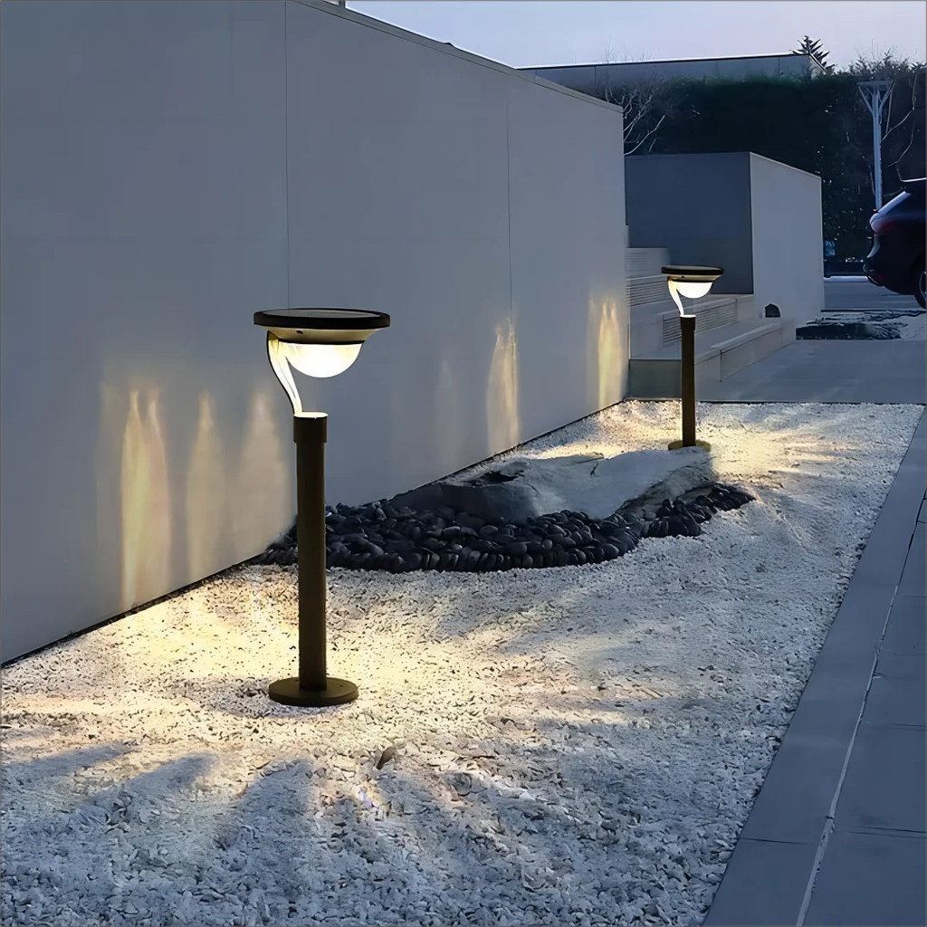 1pc Solar Energy Saving Lamp Super Bright Solar Lawn Lamp Waterproof Household Garden Villa Courtyar