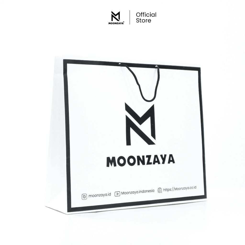 MOONZAYA - Paper Bag Moonzaya Goodie Bag Putih Tas Kado