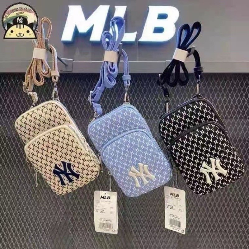 1SMG MLB NY MONOGRAM POCKET BAG / SHOULDER BAG / SLING BAG / TAS MLB