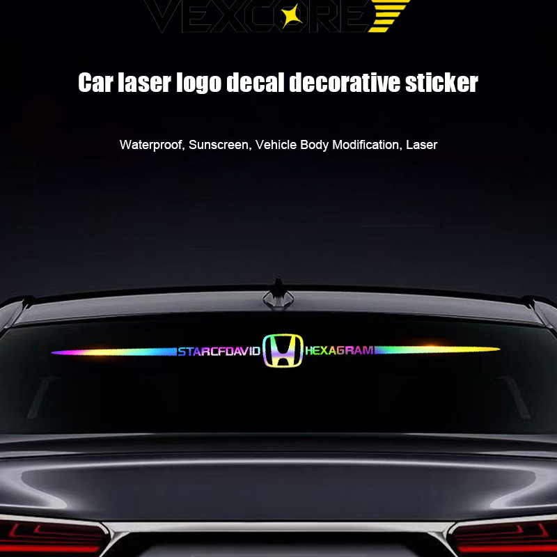Vexco Stickers mobil Hologram Stiker 3D Mobil Stiker Mobil 3D Hologram 60cm Stiker Mobil Styling Rai