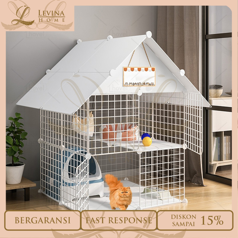 Komponen Lemari Plastik Susun DIY Portable Rangka Pintu Konektor Engsel Gantungan [Levina Home]