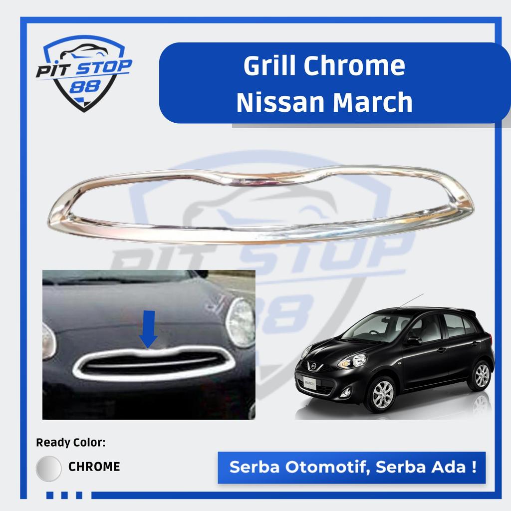 Grill Chrome Nissan March