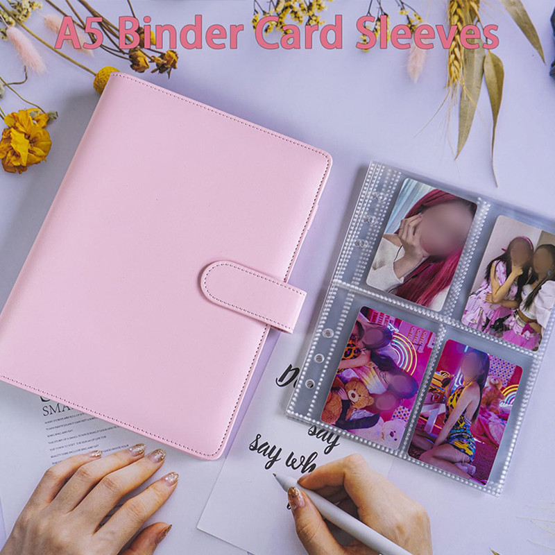 PU card book Photo Card A5-Binder Kpop Photo Albums Idol Cards Loose-leaf Collect Book Binder Binder