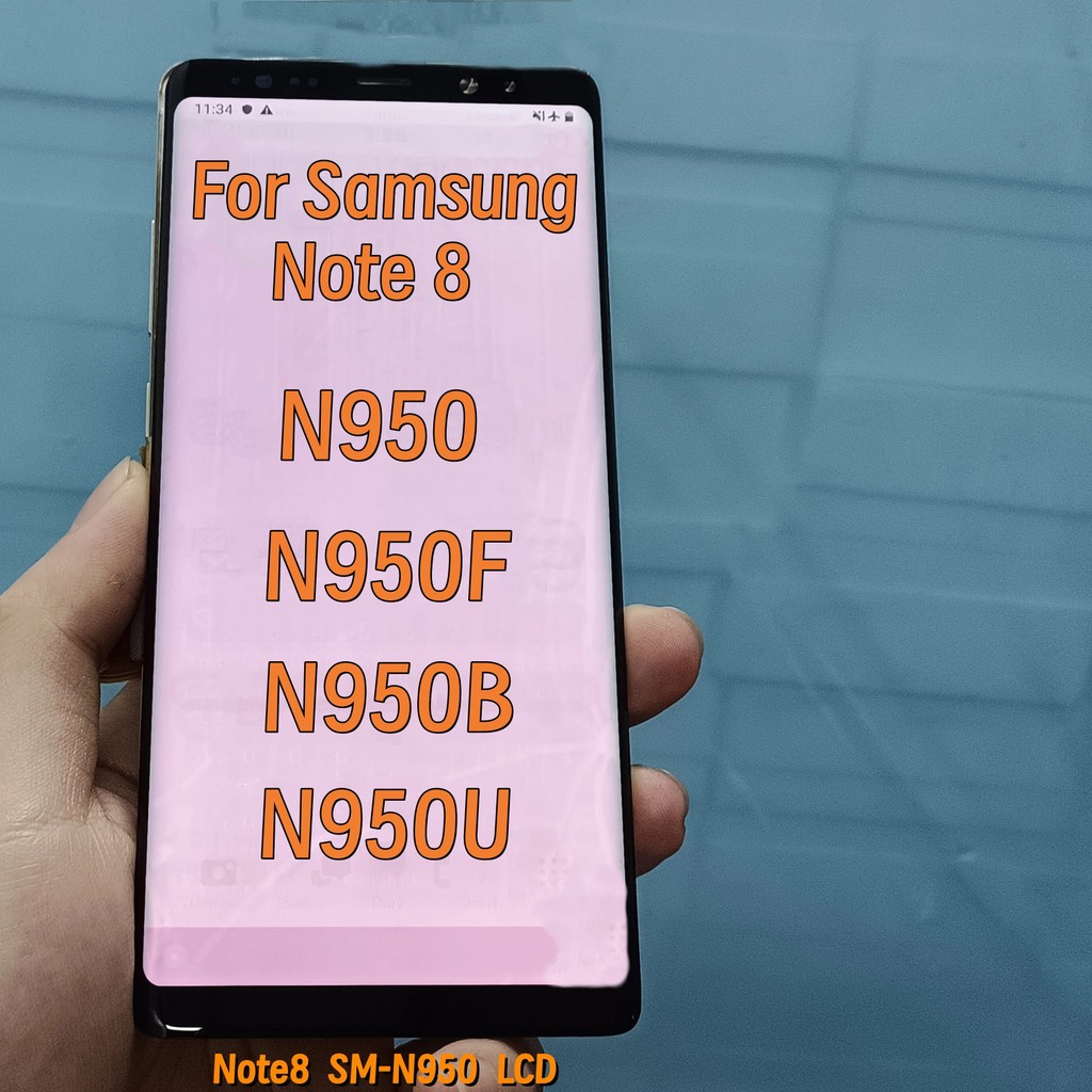 Super AMOLED Note8 LCD For Samsung Galaxy Note 8 LCD Display N9500 N950D N950F N950U Tou Screen Digi