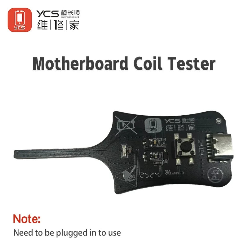 YCS Y-001 Motherboard Coil Tester Inductor Detector For PC Phone Repair Electromagnetic Induction Fa