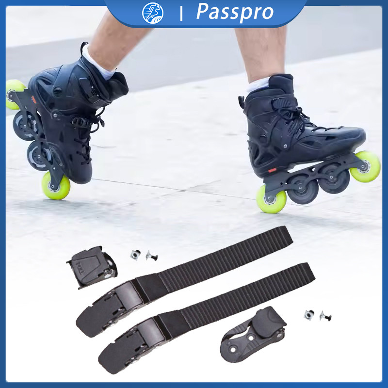 Strap Buckle Inline Skate Universal Atas Sepatu Roda Strap Inline Skate Sepatu Roda Buckle Tarik Uni