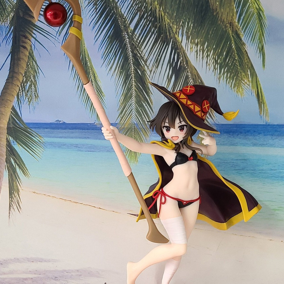 23CM KonoSuba God's Blessing on This Wonderful World Anime Figure Megumin Figures Cute Statue Collec