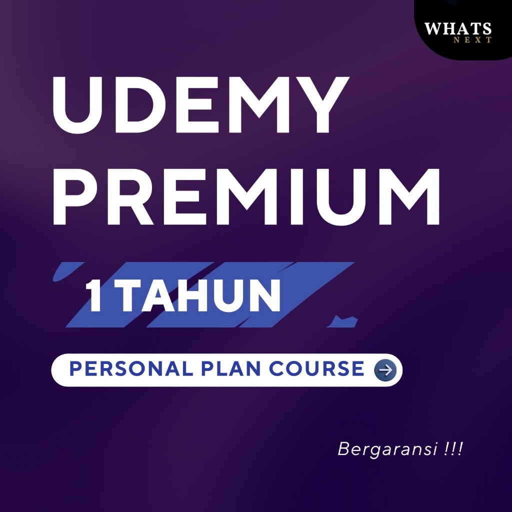 Udemy Premium Bergaransi Termurah Course Terlengkap