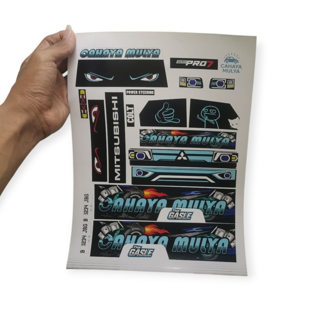 Stiker miniatur l300 modif biled