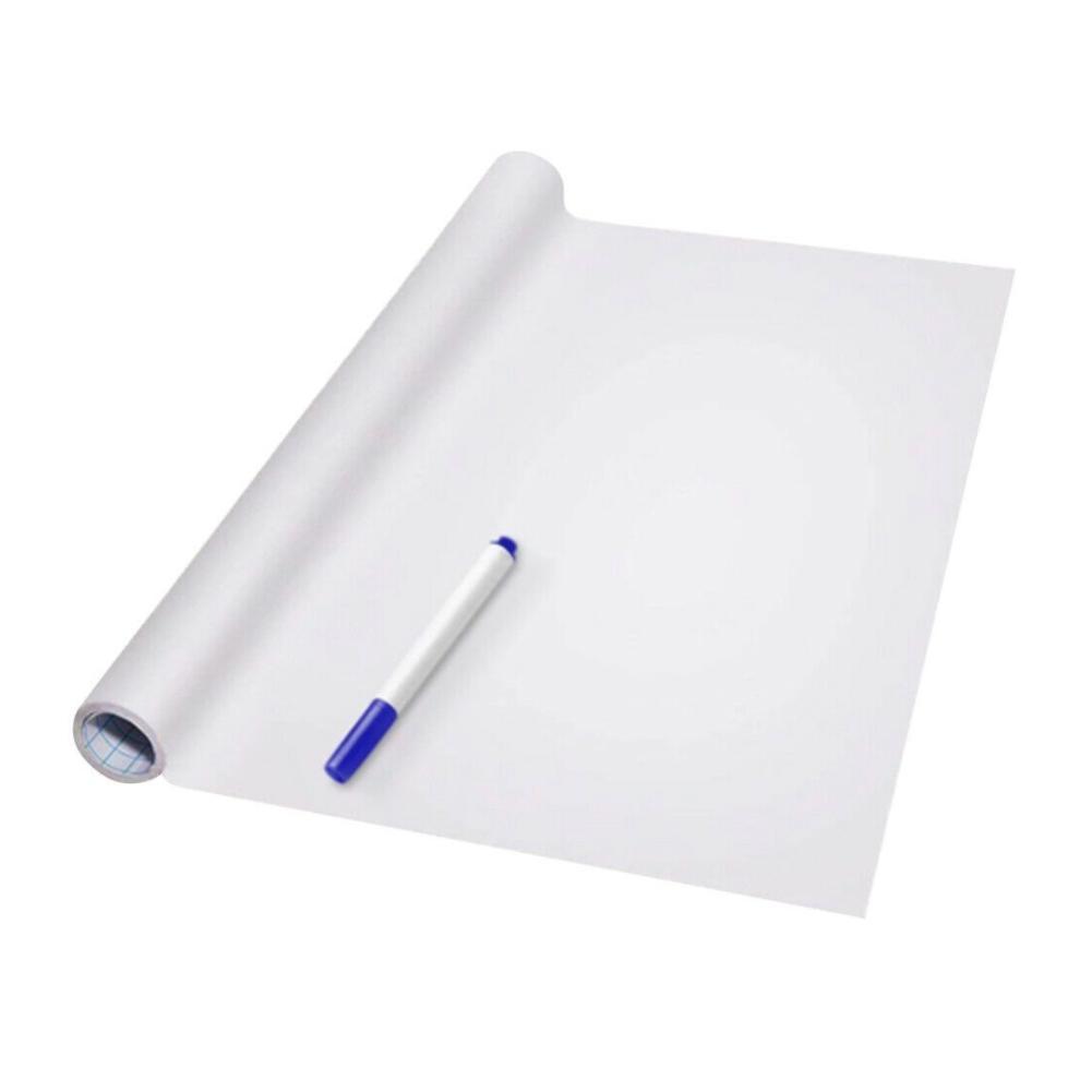 Erasable Whiteboard Blackboard Sticker PVC Teaching Wall Adhesive Whiteboard Graffiti Whiteboard Sti