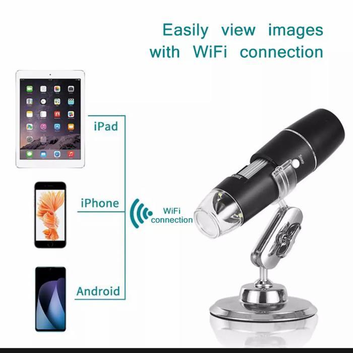 Microscope Digital 1600x 8 Led Zoom Endoscope Microskop Usb Endoskop - 1000 Wifi