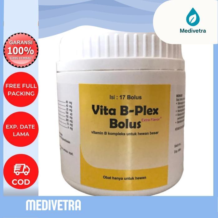 MEDIVETRA - VITA B PLEX BOLUS Vita B-Plex Bolus - Obat Hewan Ternak