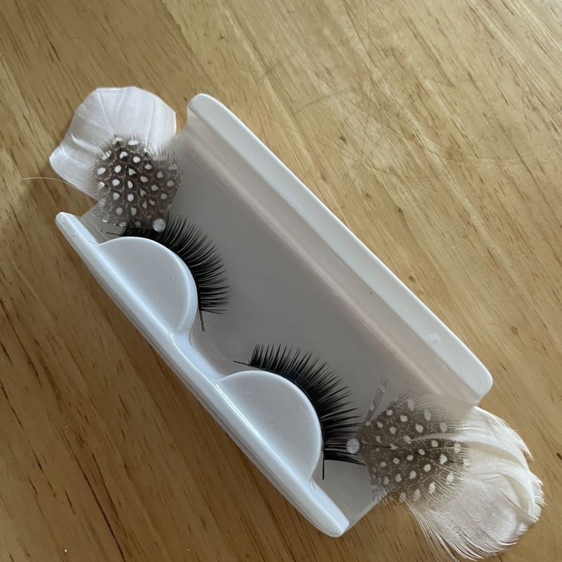 Feather 3D Eyelashes False Eyelashes Cross Dense Eyelashes