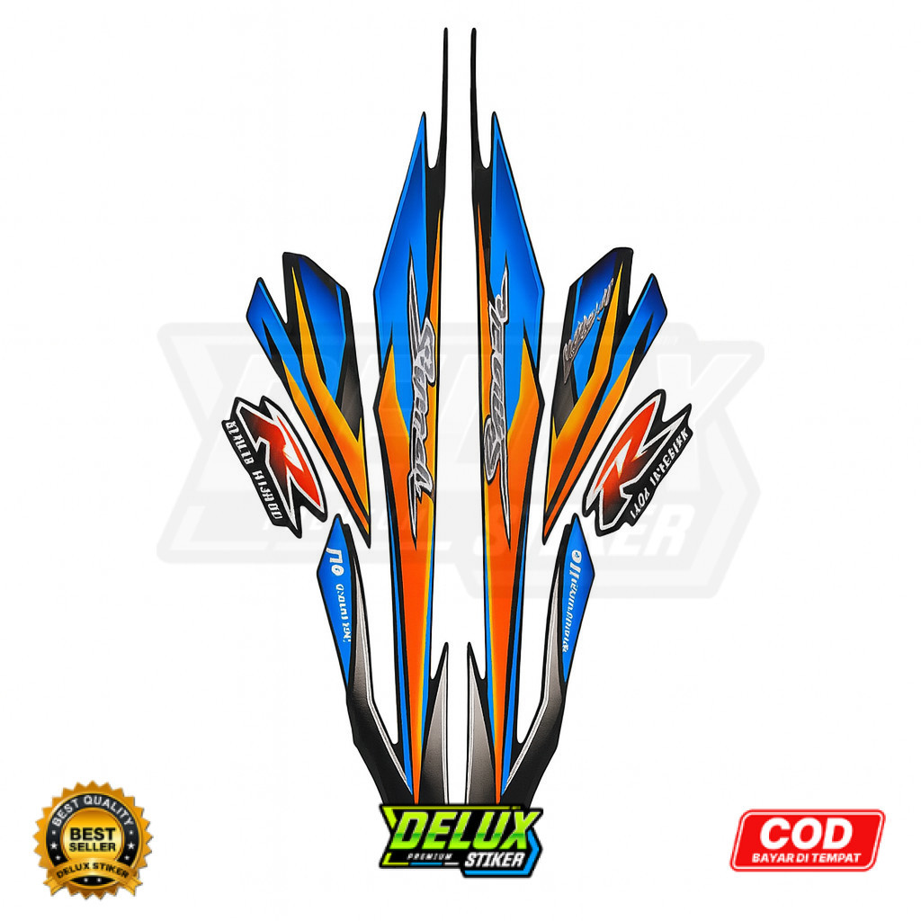 STIKER STRIPING LIS SUZUKI SMASH 110R  2003