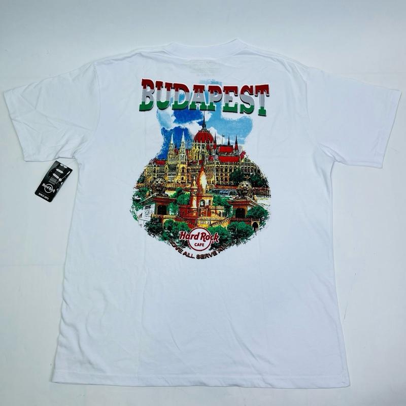 Hard Rock Cafe Budapest Hungary Men V20 City Tee T Shirt Tshirt Baju Kaos Pria Merchandise Original 