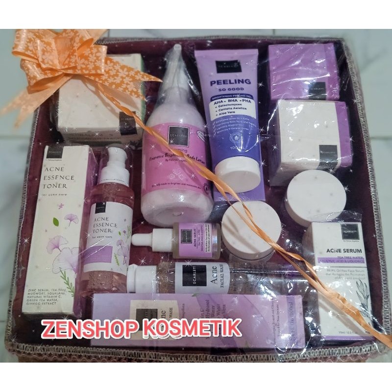 SCARLET PAKET ACNE SESERAHAN/BINGKISAN/HANTARAN NIKAH