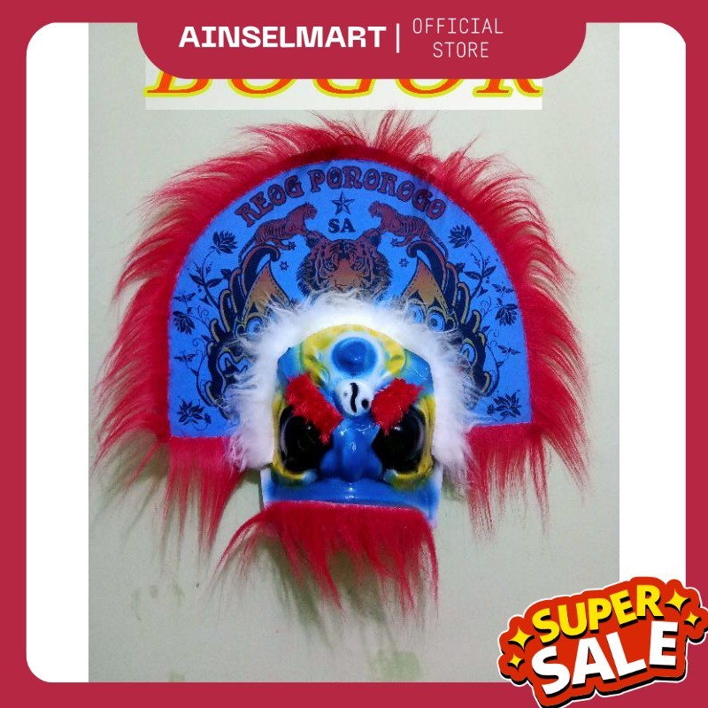 mainan anak topeng barong barongan topeng barongsai topeng reog BS