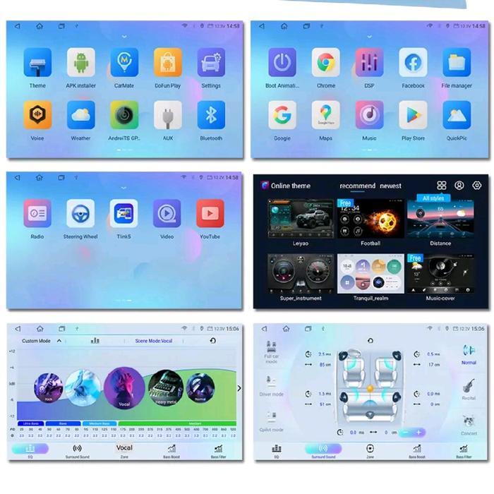 Head Unit Android TS10S topway 1280*800 DSP build-in with Bluetooth Car - ts10s 9" 4/32 [Terlaris]