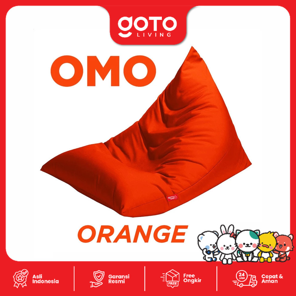 JAMIN MURAH REJUVE (Special Offer) Goto Omo Bean Bag Sofa Kursi Santai Bantal Duduk Lesehan Lantai J