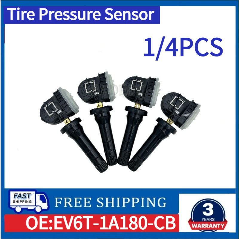 1/4PCS EV6T-1A180-CB Tire Pressure Monitoring System For Ford Fiesta Van VI Focus III F-Series F-150