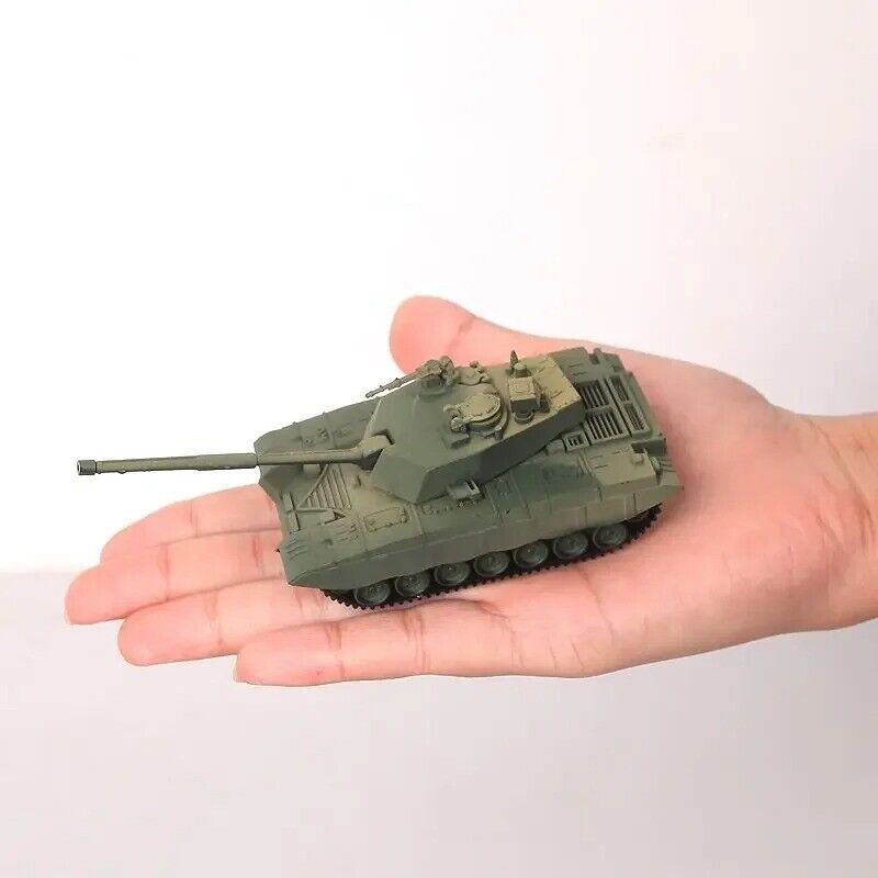 1/72 Scale Mini Plastic Assembled Tank Model Kit WWII Military Model Puzzles, M88A1G, M1A2, T55A, M4