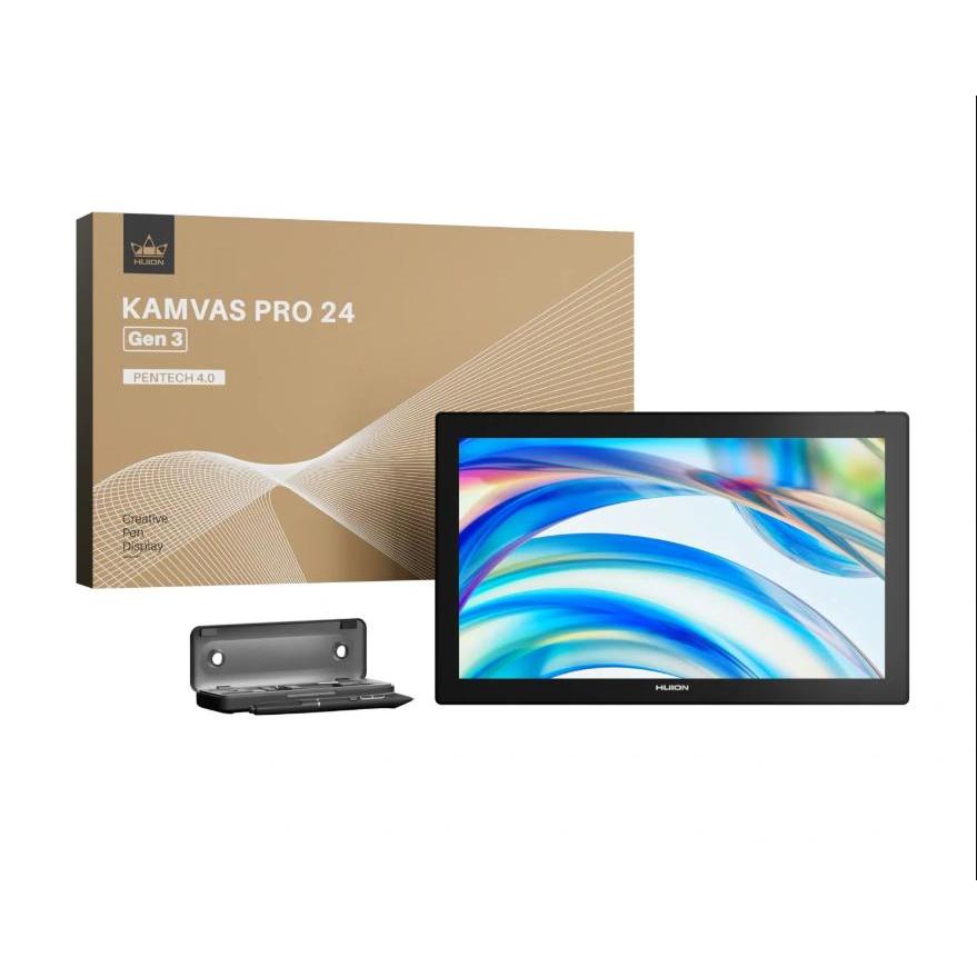 Huion Kamvas PRO 24 GEN 3 - 4K sRGB 140% include keydial garansi resmi 1thn