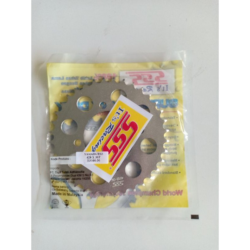 (pangeran01) gear gir sss Rxz 428+40,39,38,37,36,35,34,32,31,30 jupiter mx old/new/Rxking/jupiter/ve