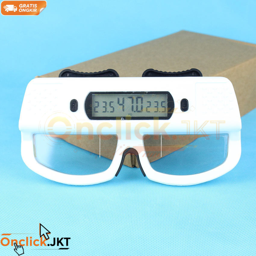 Digital PD Meter Alat Ukur Jarak Pupil Mata Otomatis Penggaris Optik Display Pupilometer Digital