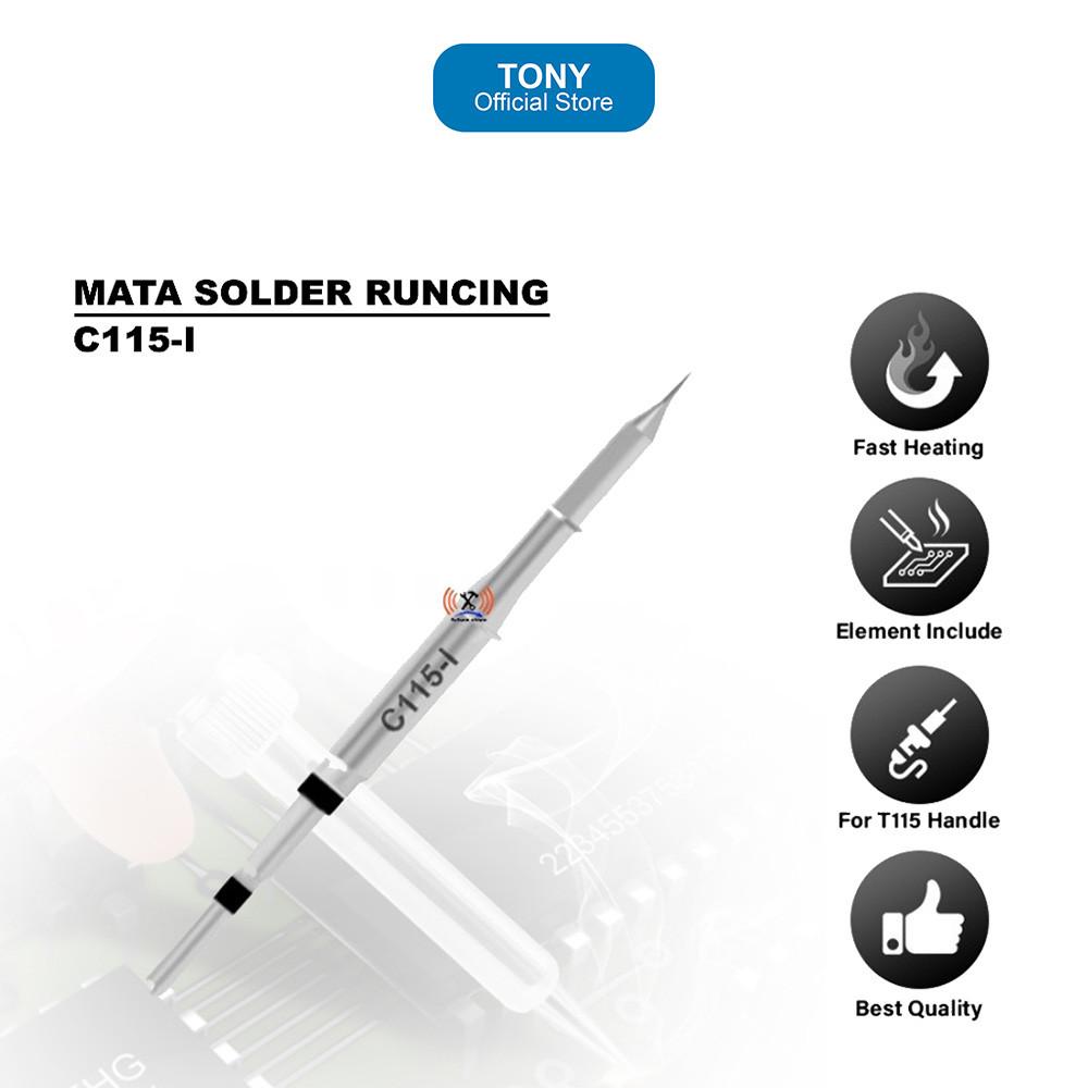 Mata Solder MAGMA C115-I - Straight Precision Tip for T115 Station - C115-I